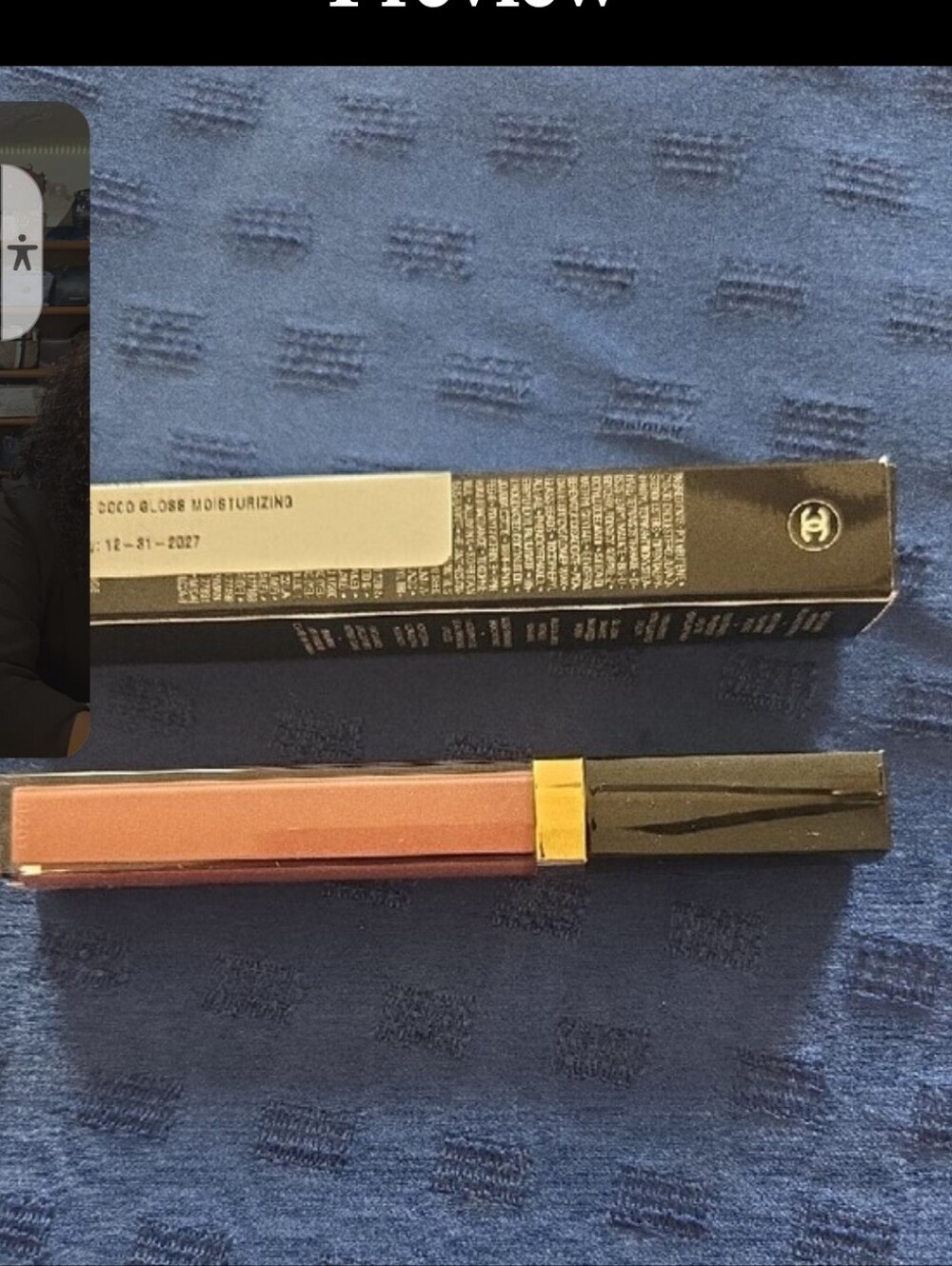 CHANEL Lip Gloss #722 ROUGE COCO GLOSS MOISTURIZING